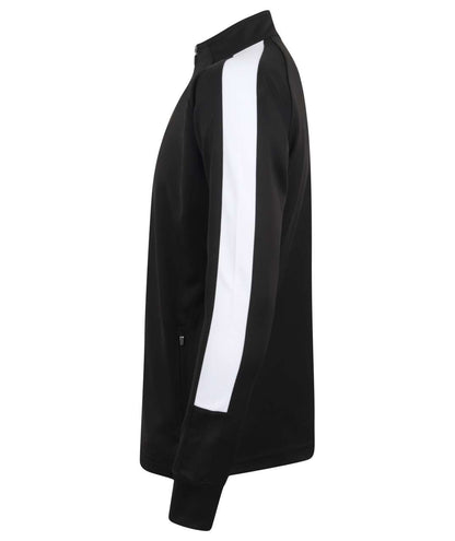 ADULT'S KNITTED TRACKSUIT TOP - Black/White - Additional