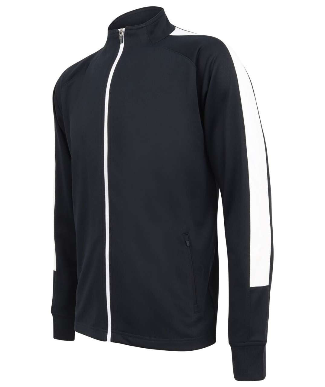 ADULT'S KNITTED TRACKSUIT TOP - Navy/White - Additional