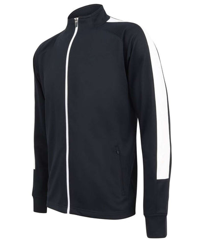 ADULT'S KNITTED TRACKSUIT TOP - Navy/White - Additional