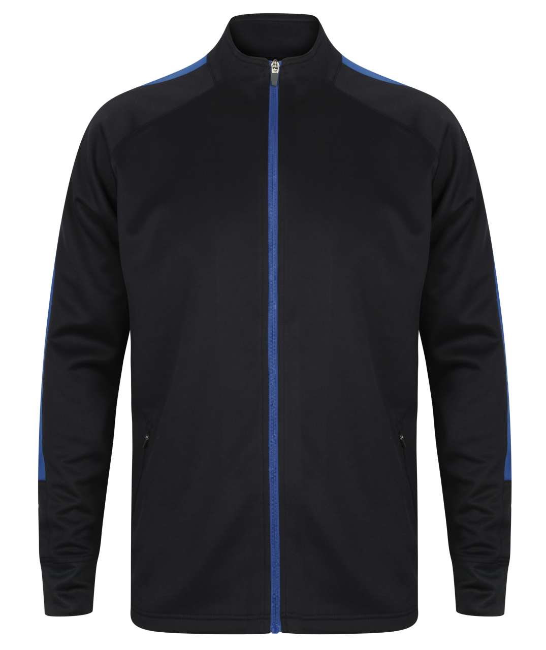 ADULT'S KNITTED TRACKSUIT TOP - Navy/Royal - Additional