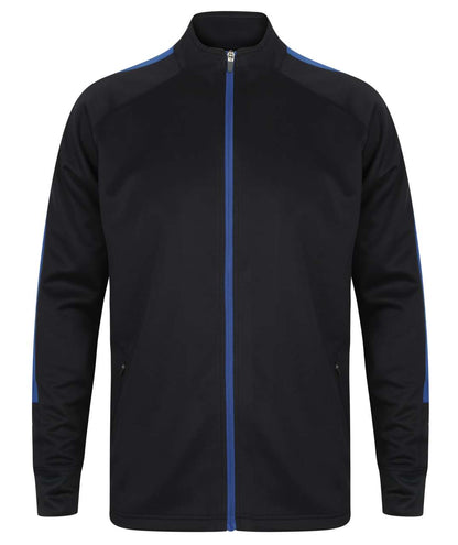 ADULT'S KNITTED TRACKSUIT TOP - Navy/Royal - Additional