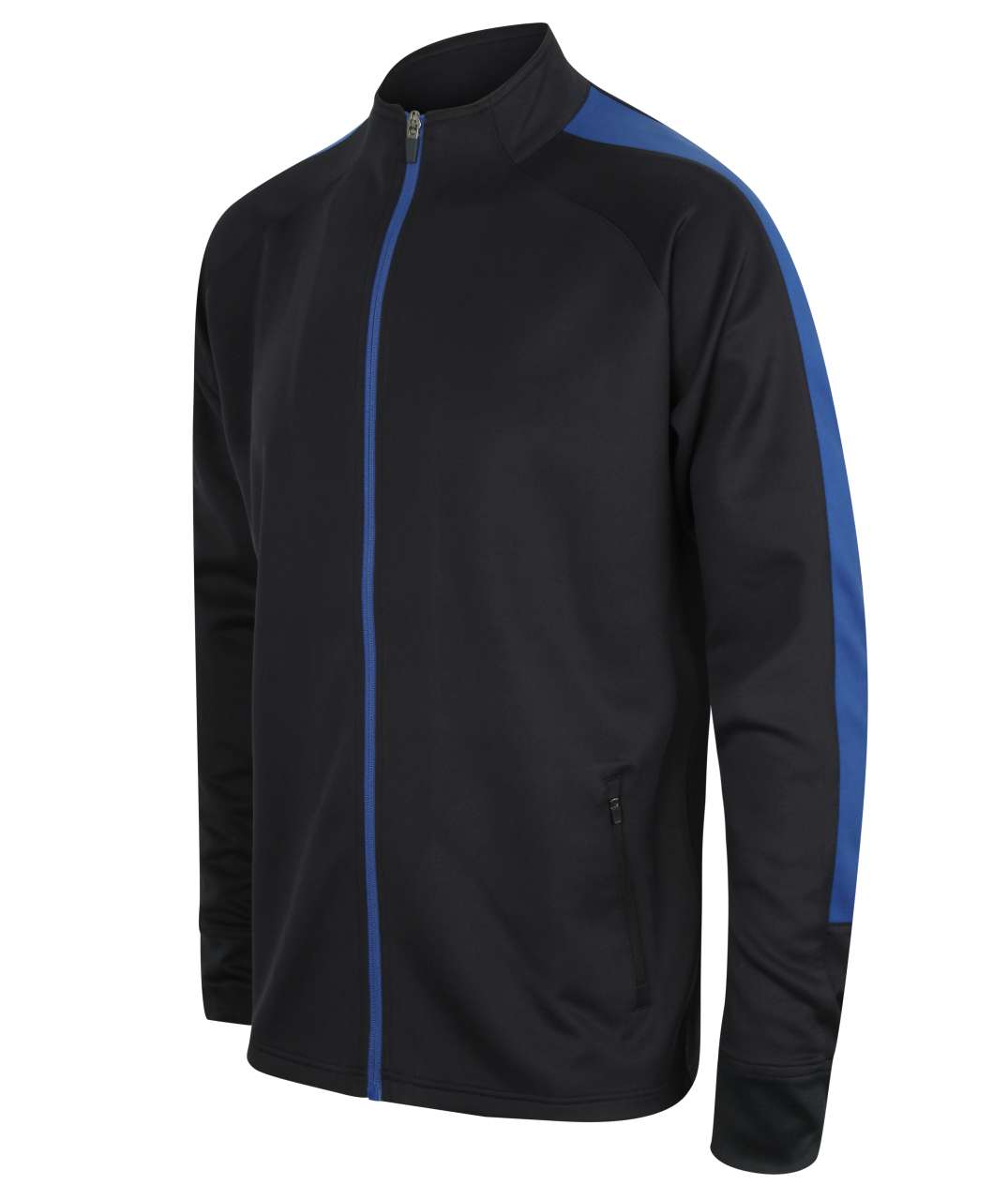 ADULT'S KNITTED TRACKSUIT TOP - Navy/Royal - Additional