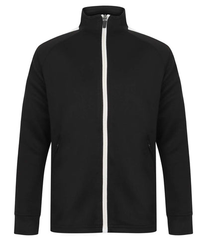 KID'S KNITTED TRACKSUIT TOP - Black/White - Additional