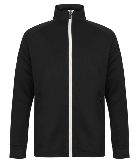 KID'S KNITTED TRACKSUIT TOP - Black/White - Additional
