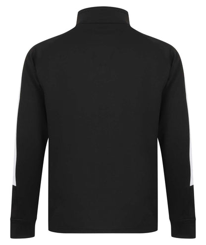 KID'S KNITTED TRACKSUIT TOP - Black/White - Main