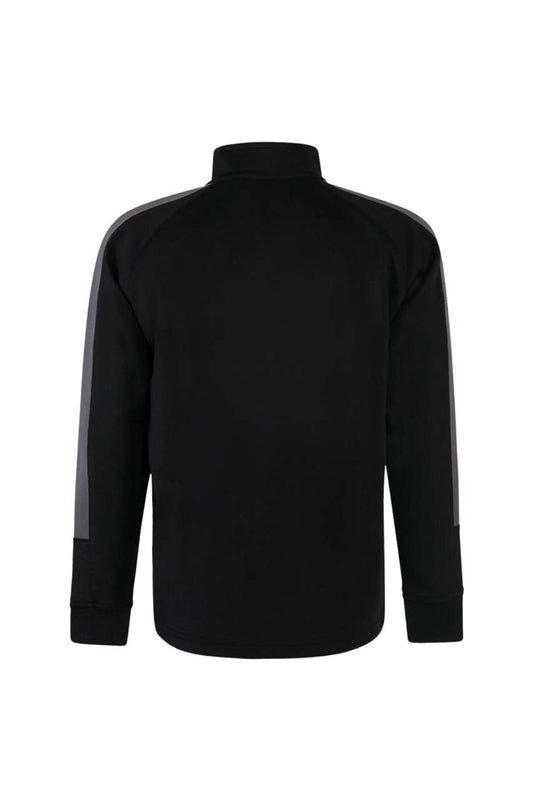 KID'S KNITTED TRACKSUIT TOP - Black/Gunmetal Grey - Main