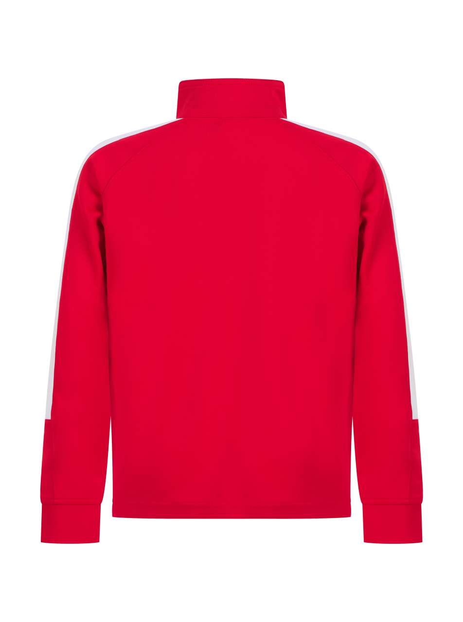KID'S KNITTED TRACKSUIT TOP - Red/White - Additional