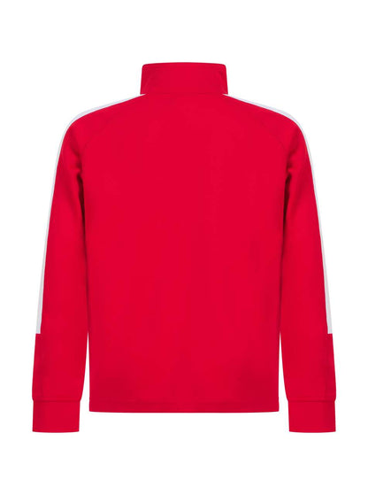 KID'S KNITTED TRACKSUIT TOP - Red/White - Additional