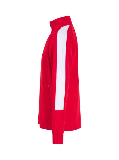 KID'S KNITTED TRACKSUIT TOP - Red/White - Additional