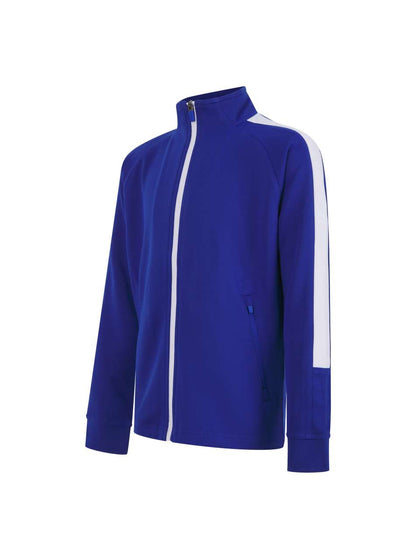 KID'S KNITTED TRACKSUIT TOP - Royal/White - Additional