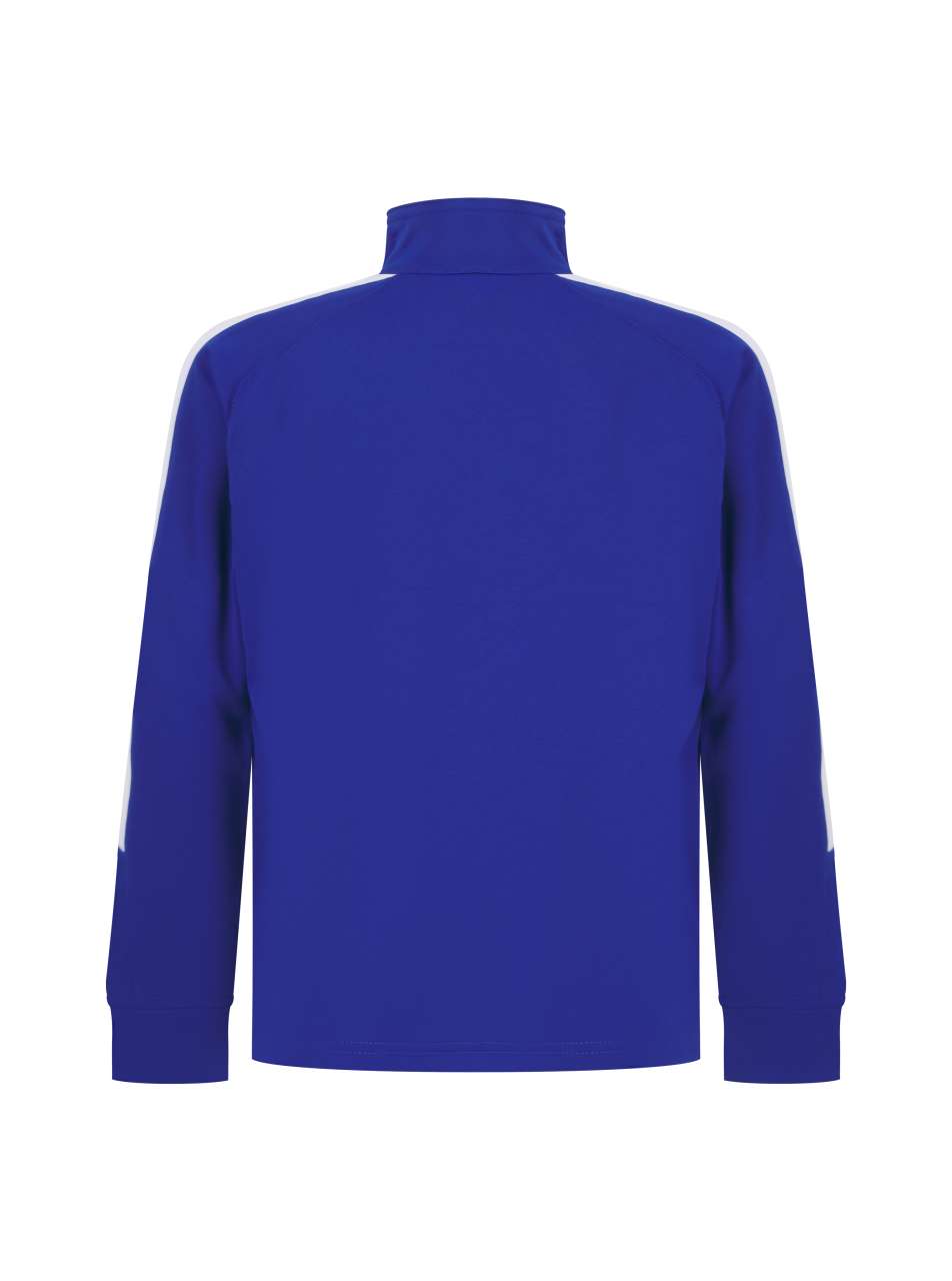 KID'S KNITTED TRACKSUIT TOP - Royal/White - Additional