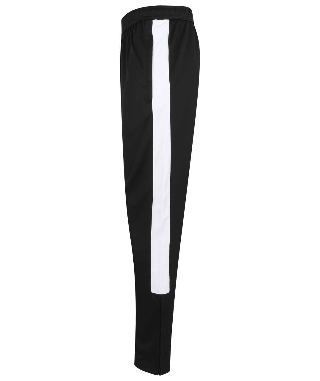 ADULT'S KNITTED TRACKSUIT PANTS - Black/White - Additional