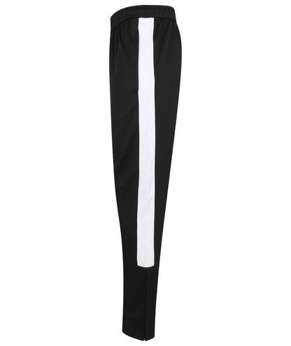 ADULT'S KNITTED TRACKSUIT PANTS - Black/White - Additional