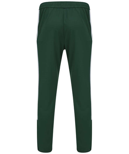 ADULT'S KNITTED TRACKSUIT PANTS - Bottle/White - Additional