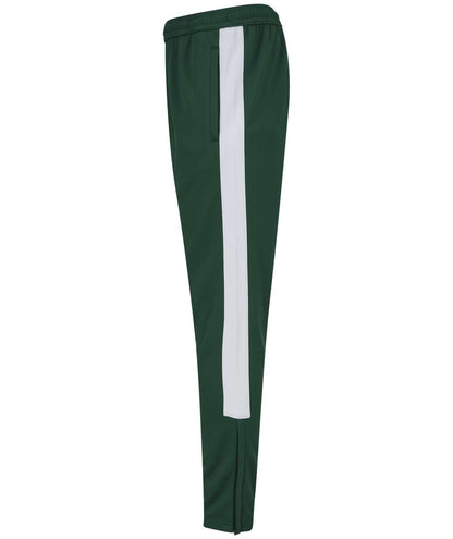 ADULT'S KNITTED TRACKSUIT PANTS - Bottle/White - Additional