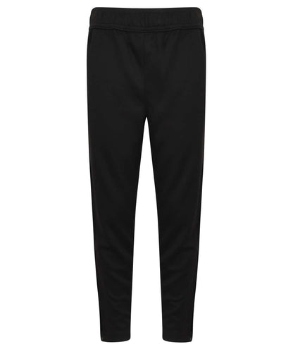 KID'S KNITTED TRACKSUIT PANTS - Black - Additional