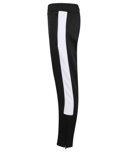 KID'S KNITTED TRACKSUIT PANTS - Black/White - Additional