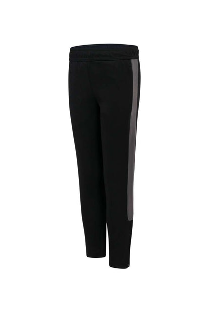 KID'S KNITTED TRACKSUIT PANTS - Black/Gunmetal Grey - Main