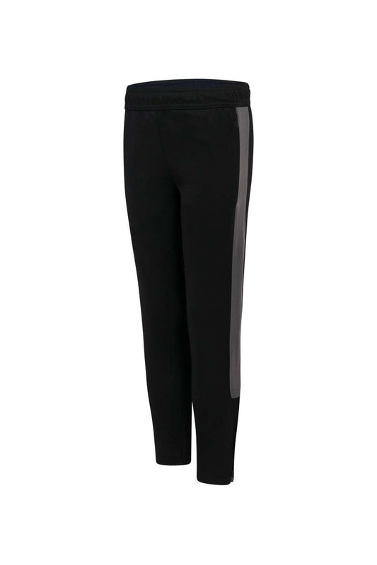 KID'S KNITTED TRACKSUIT PANTS - Black/Gunmetal Grey - Main