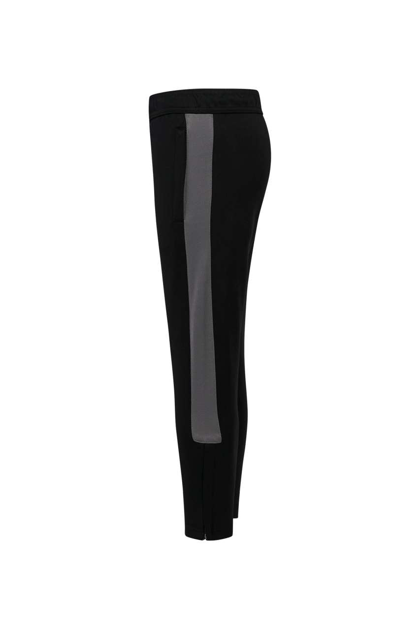KID'S KNITTED TRACKSUIT PANTS - Black/Gunmetal Grey - Additional