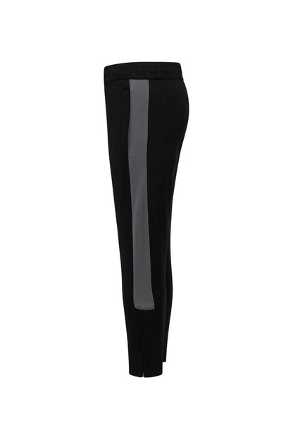KID'S KNITTED TRACKSUIT PANTS - Black/Gunmetal Grey - Additional