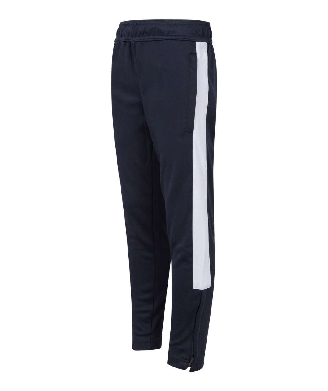 KID'S KNITTED TRACKSUIT PANTS - Navy/White - Main