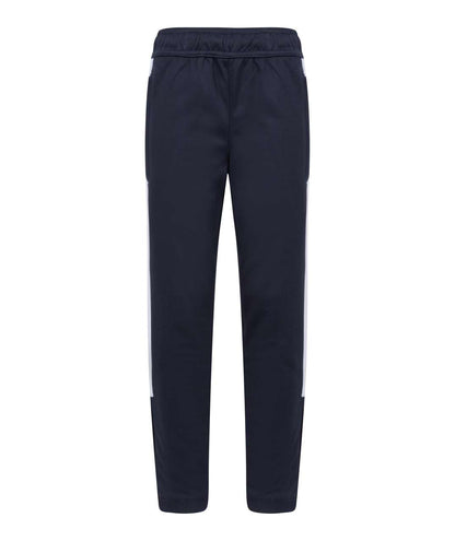 KID'S KNITTED TRACKSUIT PANTS - Navy/White - Additional
