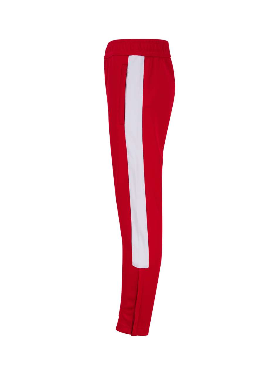 KID'S KNITTED TRACKSUIT PANTS - Red/White - Additional