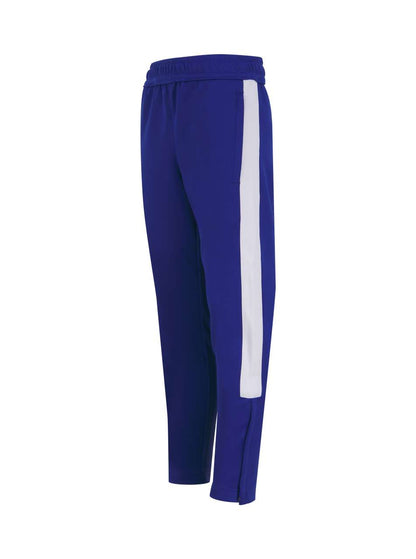 KID'S KNITTED TRACKSUIT PANTS - Royal/White - Main