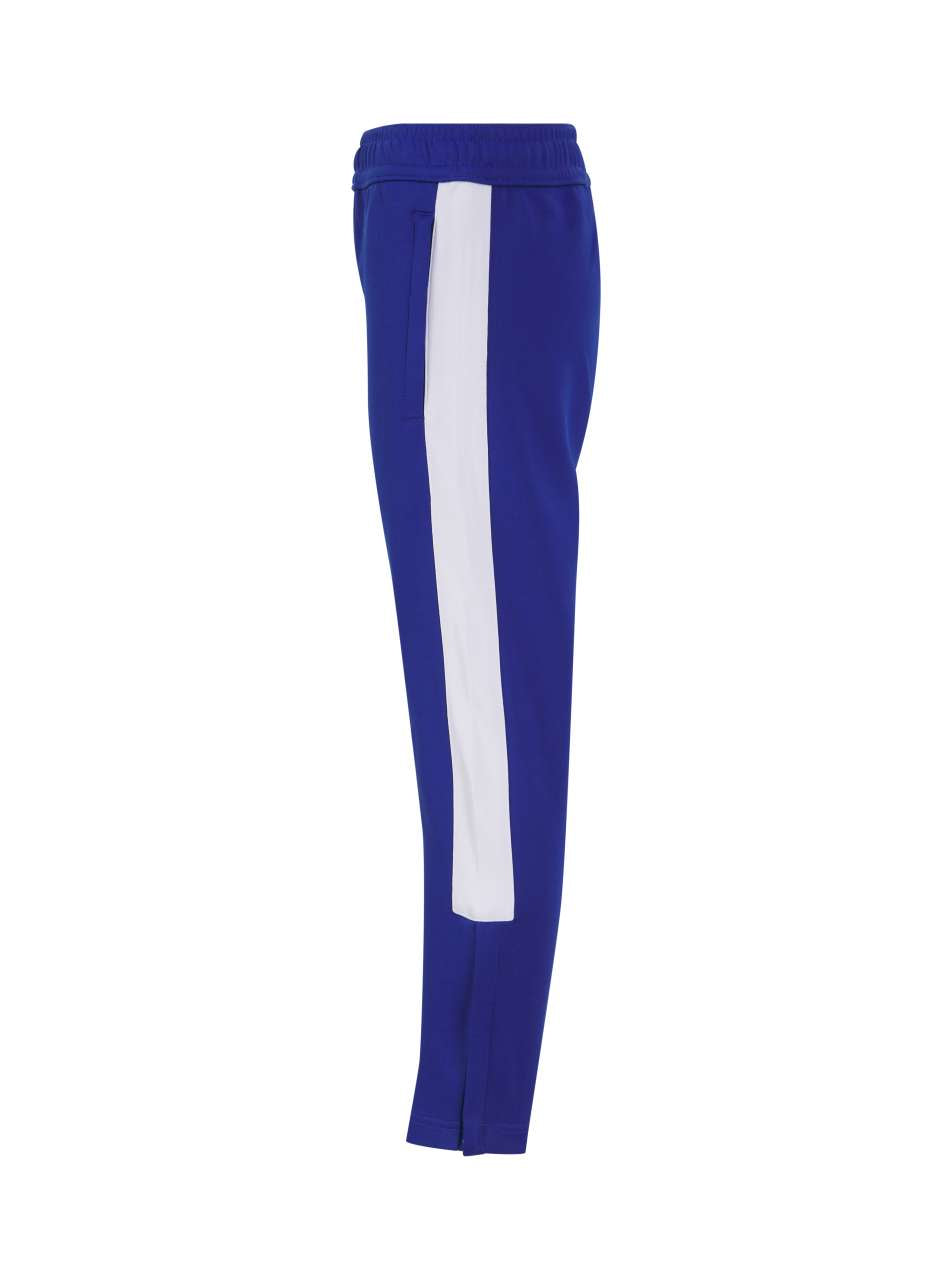 KID'S KNITTED TRACKSUIT PANTS - Royal/White - Additional