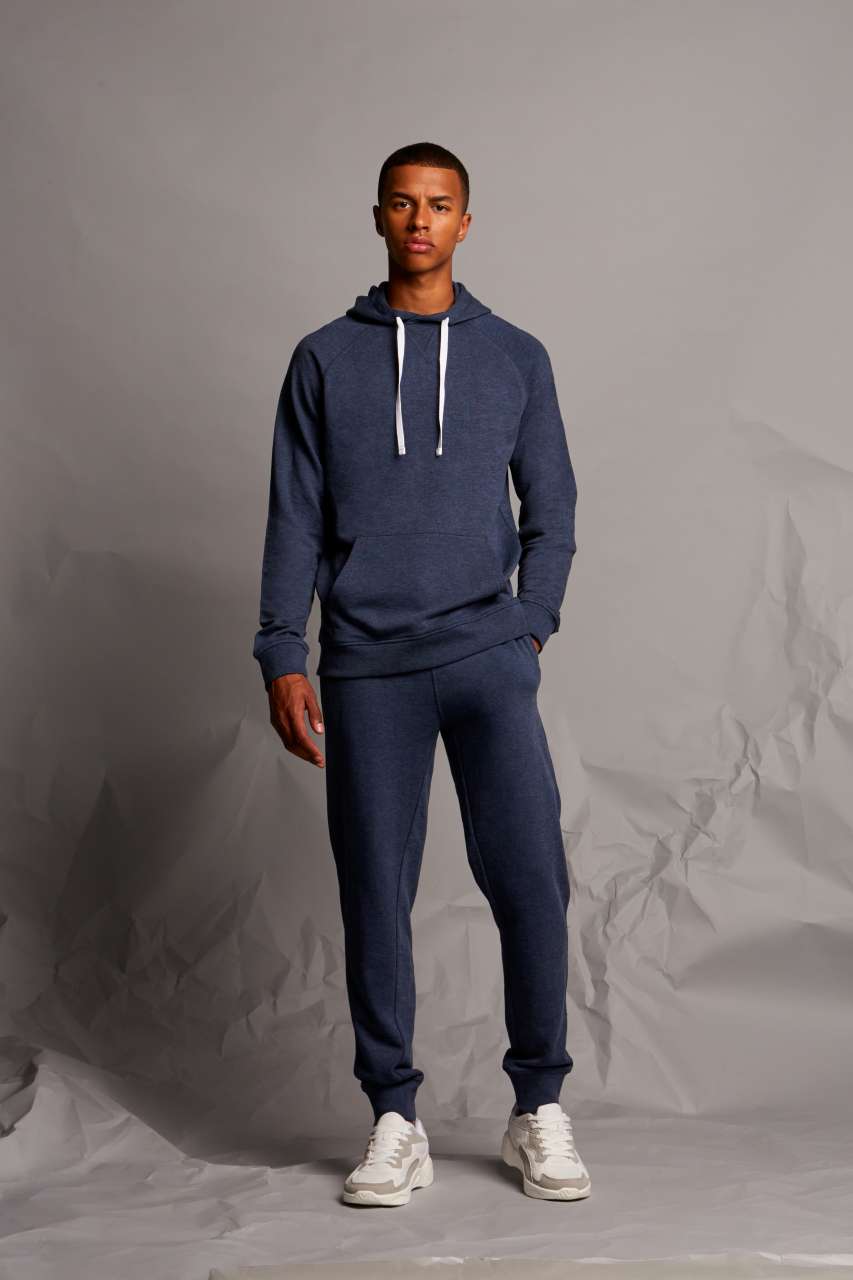 MEN'S FRENCH TERRY HOODIE - Burgundy Marl - Additional