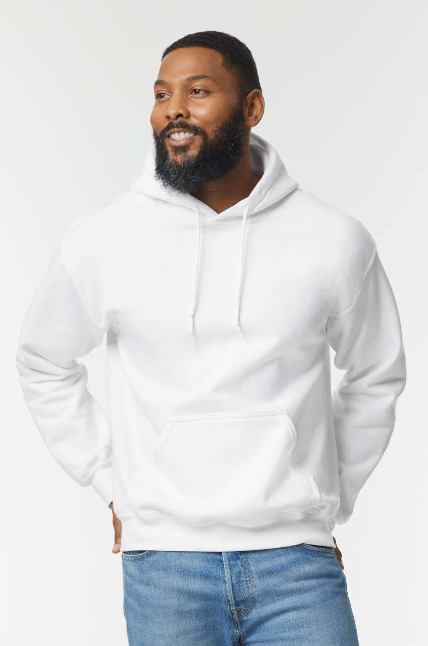DRYBLEND ®  ADULT HOODED SWEATSHIRT - Navy - Model