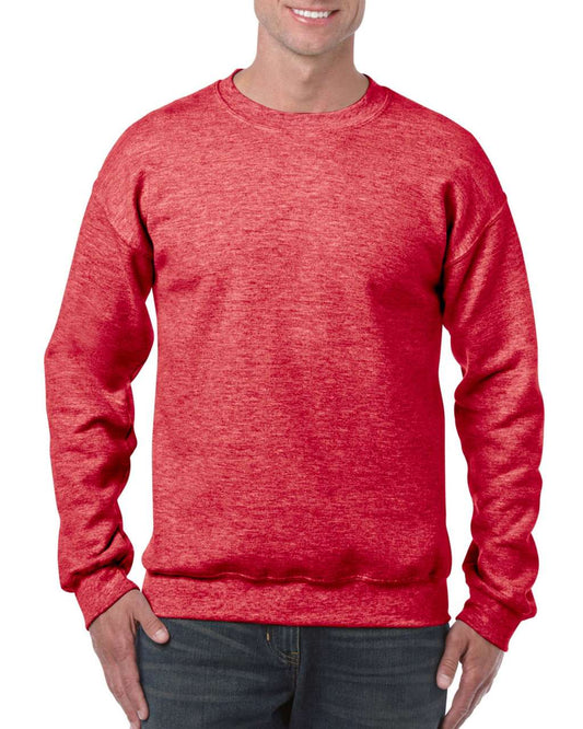 HEAVY BLEND™ ADULT CREWNECK SWEATSHIRT - Heather Sport Scarlet Red - Main