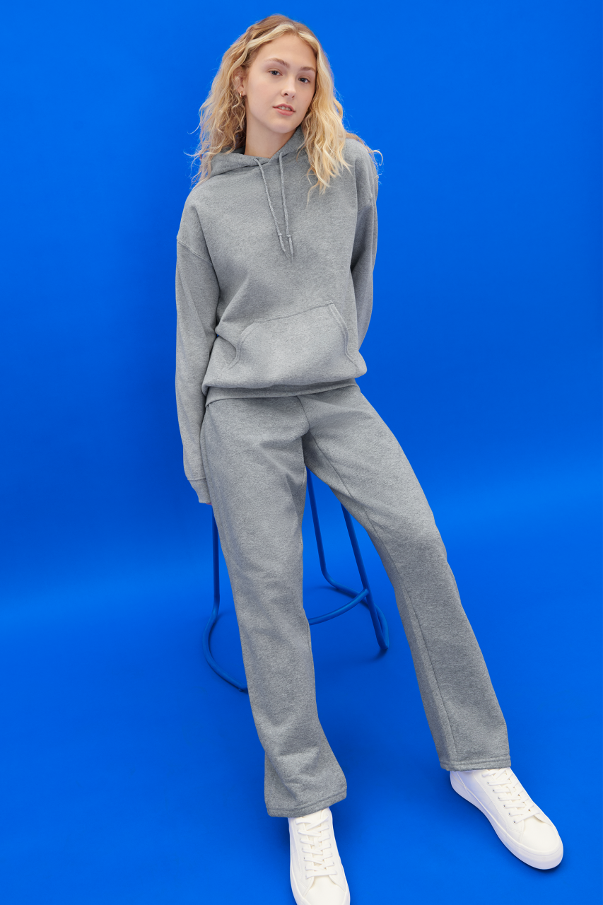 HEAVY BLEND™ ADULT OPEN BOTTOM SWEATPANTS - Sport Grey - Additional