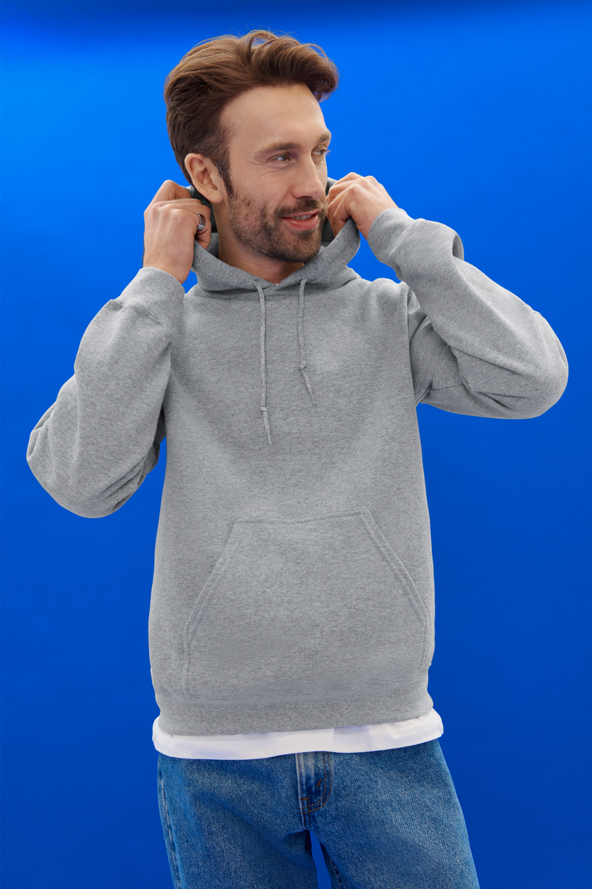 HEAVY BLEND™ ADULT HOODED SWEATSHIRT - Antique Cherry Red - Additional