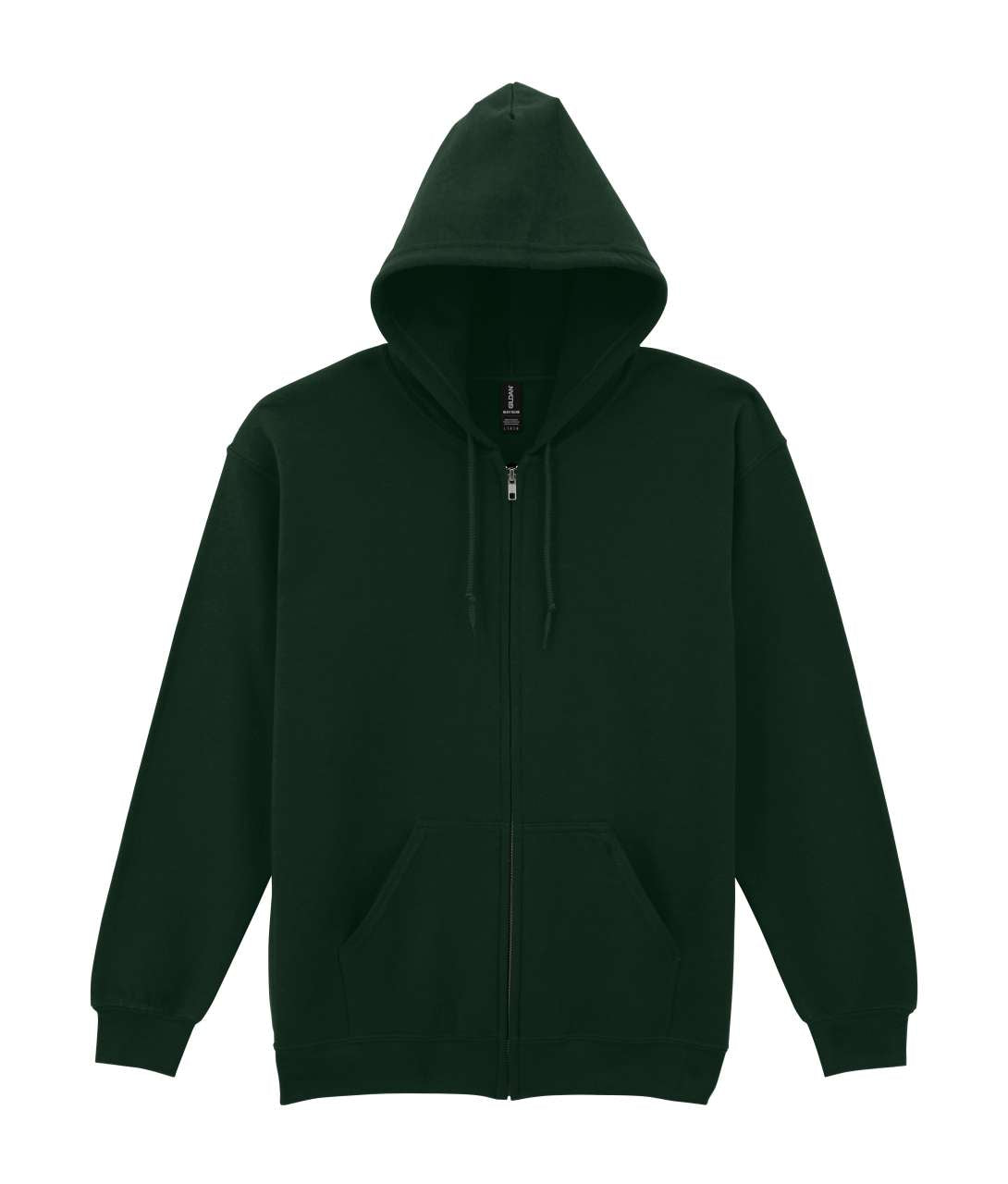 HEAVY BLEND™ ADULT FULL ZIP HOODED SWEATSHIRT - Forest Green - Main