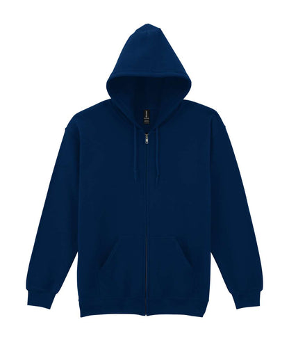 HEAVY BLEND™ ADULT FULL ZIP HOODED SWEATSHIRT - Navy - Main