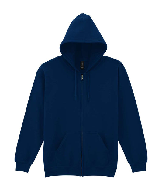 HEAVY BLEND™ ADULT FULL ZIP HOODED SWEATSHIRT - Navy - Main