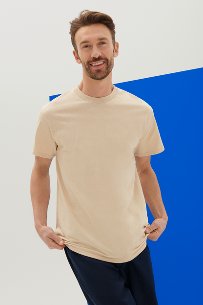 ULTRA COTTON™ ADULT T-SHIRT - Ash Grey - Model