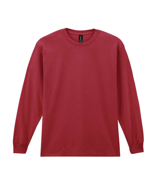 ULTRA COTTON™ ADULT LONG SLEEVE T-SHIRT - Cardinal Red - Main