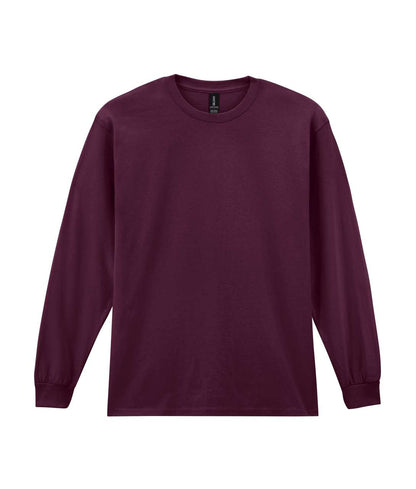 ULTRA COTTON™ ADULT LONG SLEEVE T-SHIRT - Maroon - Main