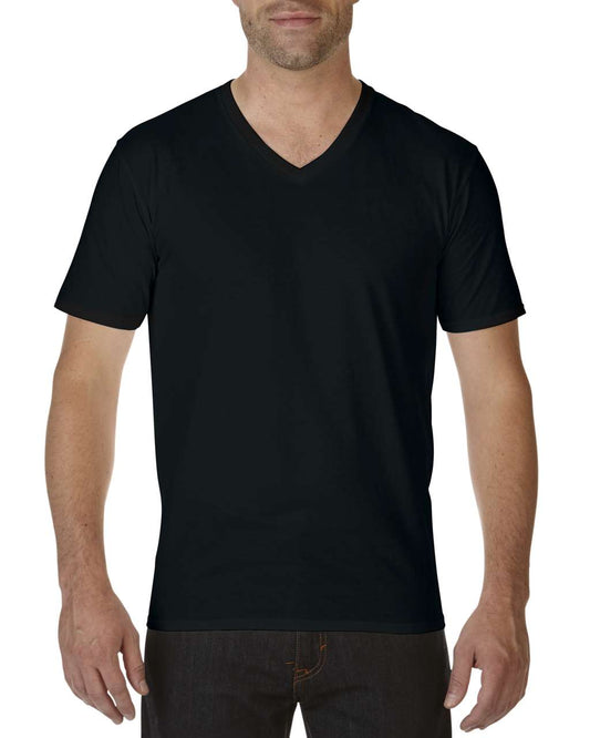 PREMIUM COTTON ®  ADULT V-NECK T-SHIRT - Black - Main