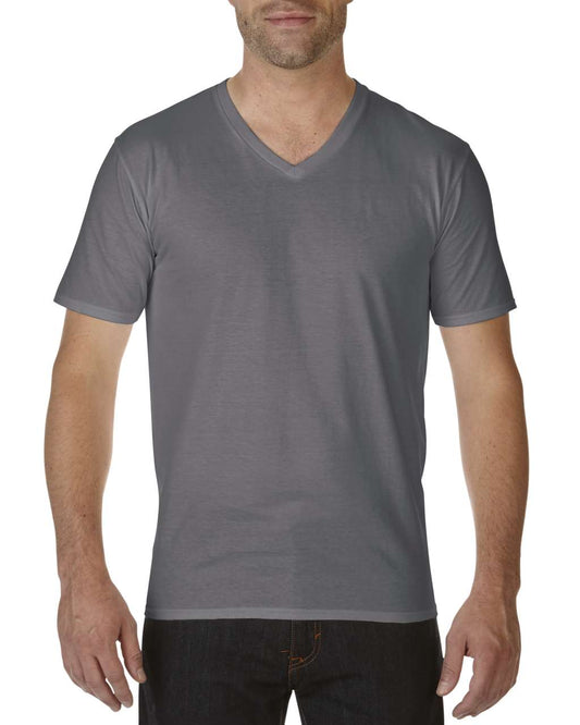 PREMIUM COTTON ®  ADULT V-NECK T-SHIRT - Charcoal - Main