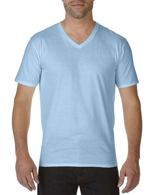 PREMIUM COTTON ®  ADULT V-NECK T-SHIRT - Light Blue - Main