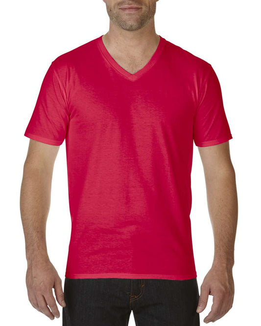 PREMIUM COTTON ®  ADULT V-NECK T-SHIRT - Red - Main