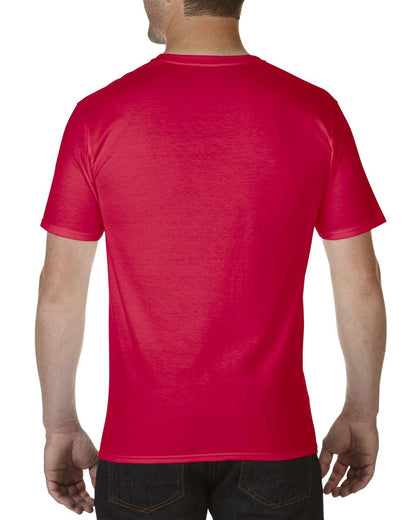 PREMIUM COTTON ®  ADULT V-NECK T-SHIRT - Red - Additional
