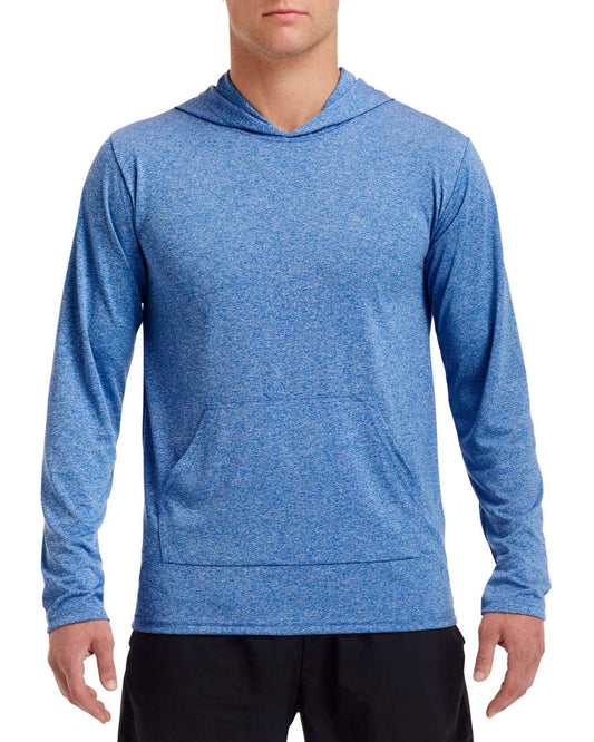 PERFORMANCE ®  ADULT HOODED T-SHIRT - Heather Sport Royal - Main