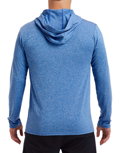 PERFORMANCE ®  ADULT HOODED T-SHIRT - Heather Sport Royal - Additional