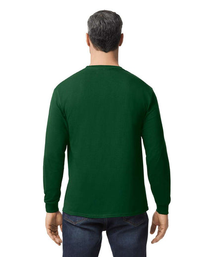 GILDAN ®  HEAVY COTTON™ ADULT LONG SLEEVE T-SHIRT - Forest Green - Additional