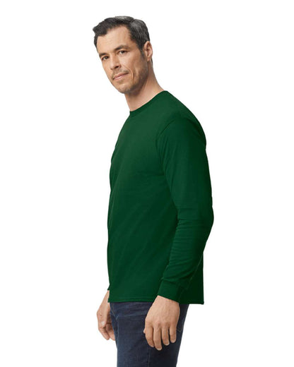 GILDAN ®  HEAVY COTTON™ ADULT LONG SLEEVE T-SHIRT - Forest Green - Additional